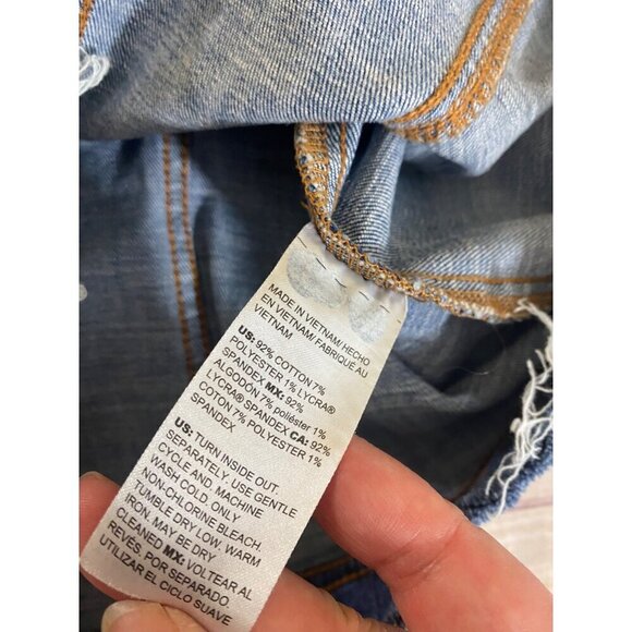 Chico's Women's Blue Button Front Classic Denim Jacket - Medium - Picture 12 of 14